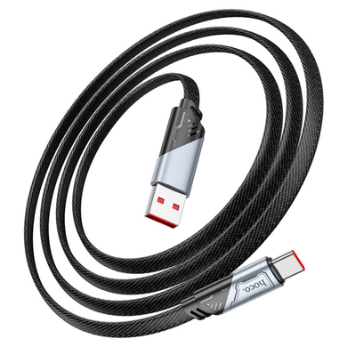 USB кабель HOCO U119 Machine charging data USB to Type-C 5A/1,2m black