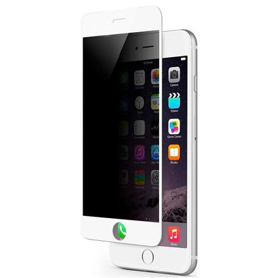 Захисне 5D Privacy скло Full Glue для iPhone 7/8/SE 2020 white