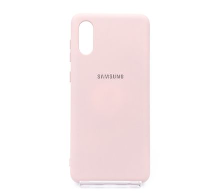 Силіконовий чохол Full Cover для Samsung A02 pink sand my color