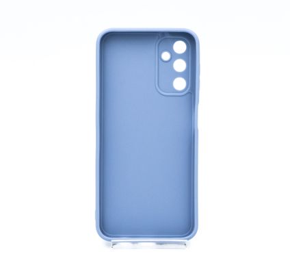 Силіконовий чохол Candy Full Camera для Samsung A14 4G/5G mist blue
