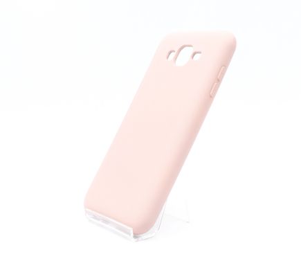 Силиконовый чехол Full Cover для Samsung J7-2015 (J700) / J7 Neo 2018 pink sand без logo