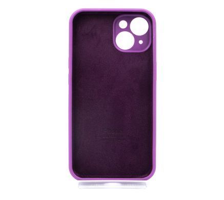 Силіконовий чохол Full Cover для iPhone 14 grape Full camera