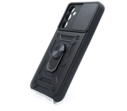 Чохол Camshield Serge Ring for Magnet для Samsung A34 5G black протиударний шторка/захист камери