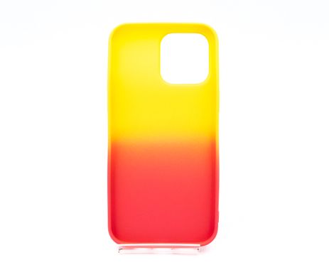 Чохол X-Level Rainbow (TPU) для iPhone 14 Pro Max yellow/red