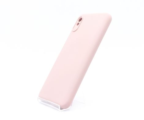 Силіконовий чохол Full Cover для Xiaomi Redmi 9A pink sand без logo Full Camera