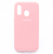 Силиконовый чехол Full Cover для Samsung A40 2019 pink