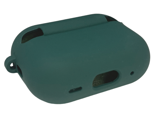 Чехол for AirPods Pro 3 силиконовый pine green с микрофиброй