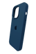 Силиконовый чехол Full Cover для iPhone 15 Pro Max cosmos blue