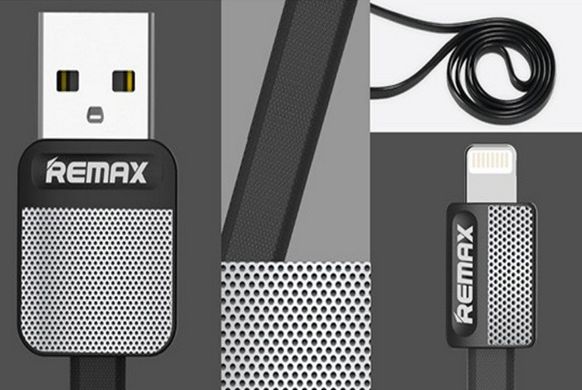 USB кабель Remax Platinum RC-044i iPhone 2,1A/1m black