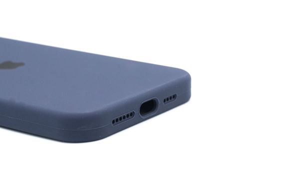 Силіконовий чохол Full Cover для iPhone 15 Pro Max midnight blue(dark blue) Full Camera