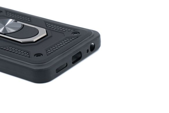Чохол SP Serge Ring for Magnet для Xiaomi Redmi Note10/Note 10S black протиударний Full Camera