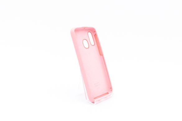 Силіконовий чохол Full Cover для Samsung A40 2019 pink