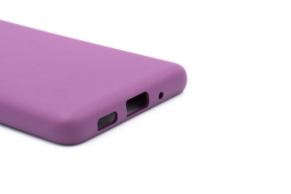 Силиконовый чехол Full Cover для Samsung S20 FE grape