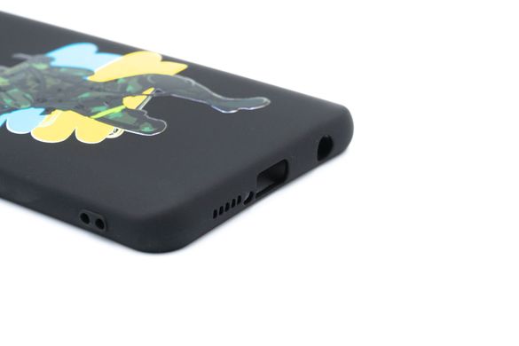Силіконовий чохол MyPrint для Xiaomi Redmi Note 9S Солдат, Full Cover black без logo