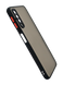 Чехол 2 в 1 Matte Color для Samsung A7 2018 red/black Full camera