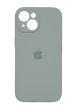 Силиконовый чехол Full Cover для iPhone 15 ash Full camera