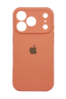 Силіконовий чохол Full Cover для iPhone 17 Pro orange Full Camera