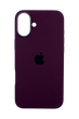 Силіконовий чохол with MagSafe для iPhone 16 plum 1:1 Smart animation