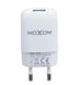 Мережевий зарядний пристрій MOXOM KH-06 micro 2.1A 1usb white