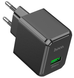 Сетевой блок питания HOCO CS12A Ocean 1USB-A QC3.0 Black