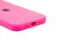 Силіконовий чохол Full Cover для iPhone 12 fluoriscence pink Full Camera