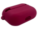 Чохол for AirPods Pro силіконовий rose red з мікрофіброю