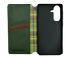 Чехол-книжка кожа для Samsung A37 green Getman Cubic PU