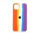 Силіконовый чохол Full Cover для iPhone 11 Pro Max Rainbow №2