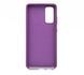 Силиконовый чехол Full Cover для Samsung S20 FE grape