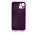 Силіконовий чохол Full Cover для iPhone 14 grape Full camera