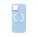 TPU чехол Bonbon Metal Style with MagSafe для iPhone 11 sky blue