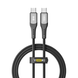 Кабель YOKI SOLID YK-SO15 Type-C to Type-C 60W 1.2m black