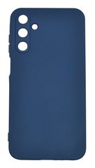 Силиконовый чехол SMTT для Samsung A15 dark blue Full Camera с микрофиброй