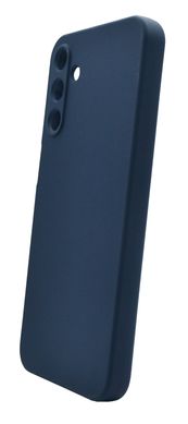 Силиконовый чехол SMTT для Samsung A15 dark blue Full Camera с микрофиброй