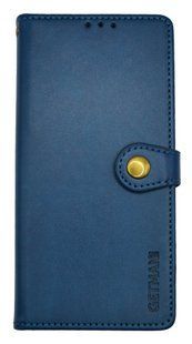 Чехол-книжка кожа для Xiaomi Redmi Note 9 5G/Note 9T blue Getman Gallant PU