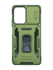 Чохол Camshield Army Ring для Xiaomi Poco F5/Note 12 Turbo army green протиуд. шторка/захист камери
