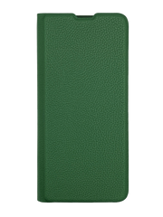 Чохол книжка FIBRA (рельєф) для Samsung A70/A70S dark green