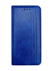 Чехол книжка Leather Gelius New для iPhone 12 mini blue