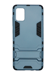 Чехол противоударный Armor для Samsung A51 gray с подставкой