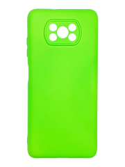 Силіконовий чохол Full Cover для Xiaomi Poco X3 NFC/Poco X3 Pro neon green Full Camera без logo