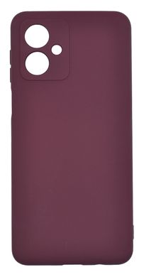 Силиконовый чехол Full Soft для Motorola G14 plum Full Camera