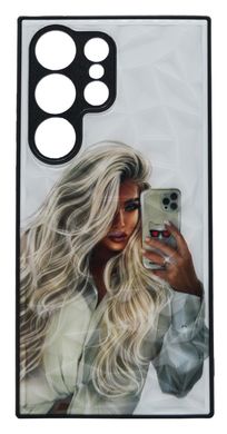 TPU+PC чохол Prisma Ladies для Samsung S24 Ultra girl with Phone Full Camera