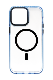 Чохол TPU Fluorescent Strip with MagSafe для iPhone 14 Pro blue