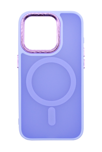 Чохол TPU+PC Space Magnetic Color with Magsafe для iPhone 15 Pro purple