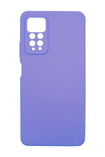 Силиконовый чехол Fibra для Xiaomi Redmi Note 11 Pro 4G/5G/Note 12 Pro 4G light purple Full Camera