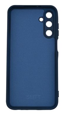 Силиконовый чехол SMTT для Samsung A15 dark blue Full Camera с микрофиброй