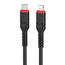 PD кабель Hoco X59 Victory USB-C to Lightning 20W/3A/1m black
