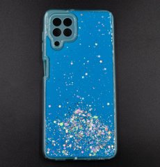 Накладка Wave Brilliant Case (TPU) для Samsung A22/M32 sky blue