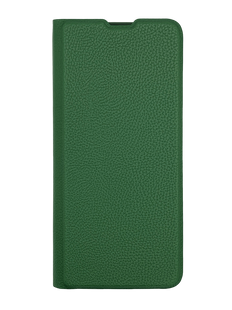 Чехол книжка FIBRA (рельеф) для Samsung A70/A70S dark green