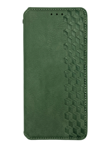 Чохол-книжка шкіра для Xiaomi Redmi Note 12S green Getman Cubic PU